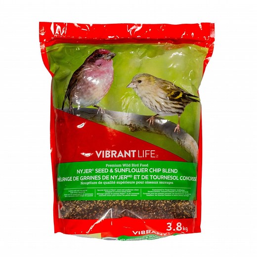 Vibrant Life Nyjer Seed & Sunflower Chip Blend Wild Bird Food 3.8 KG, Nyjer Sunflower Seed Blend - Walmart.ca