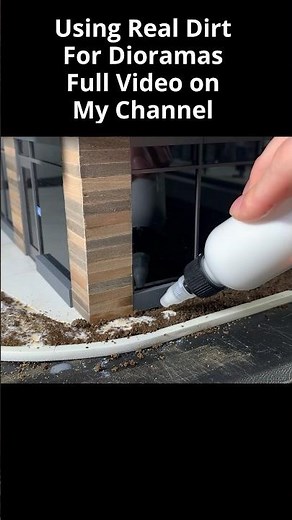 How to Build REALISTIC Models Using REAL Dirt For My Starbucks DIORAMA #diorama #miniature #diy