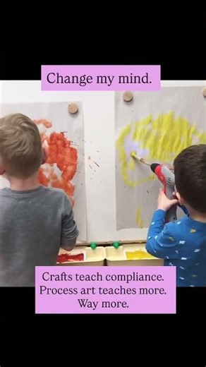 Process art is a whole child learning experience