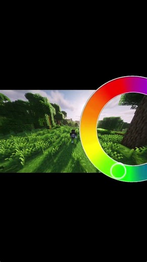 colour wheel in Minecraft