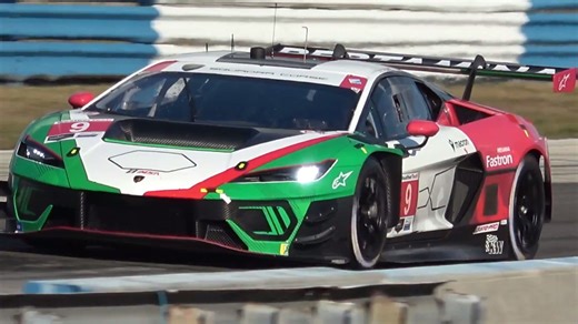 2026兰博基尼Temerario GT3赛道测试实拍 [戴通纳&赛百灵] | IMSA