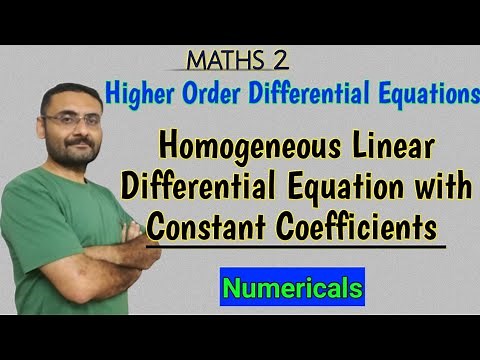 Higher Order Homogeneous Differential Equation With Constant Coefficients | Examples Maths