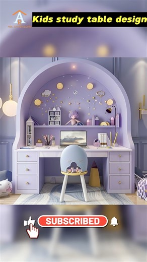“Cutest Kids Study Table Design! 😍✨” #shorts #study #interior #short
