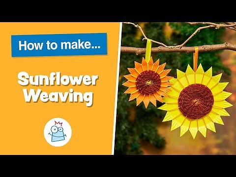 How to Make Sunflower Weaving | Baker Ross