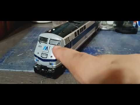 The Reveal of My Metro North Ho Scale P32AC-DM MTA Central Heritage Unit #203