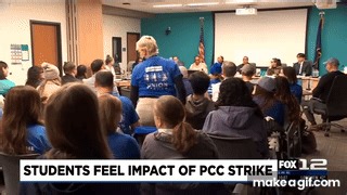 PCC strike continues as students express serious concern on Make a GIF