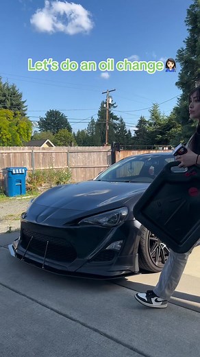 I should make a video on changing your blinker fluid next😌#fypシ #frsbrz86 #oilchange