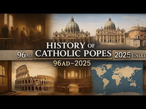 History of the Catholic Popes (96 AD– DATE) | Catholic Papacy Documentary