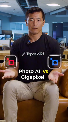 Topaz Labs on Instagram: "Sometimes you only get one chance to capture the perfect shot. Eric compares Gigapixel and Photo AI—two powerful tools for all kinds of images. Which one do you prefer? Let us know! 👇 #TopazLabs #Gigapixel #PhotoAI"