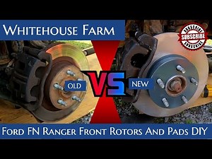 How To Change Front Rotors And Pads On A Ford Ranger DIY!