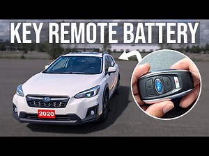 Key Remote/Fob Battery Replacement - Subaru Crosstrek (2018-2023)