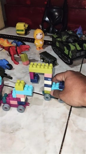 cute lego excavator toy 🥰