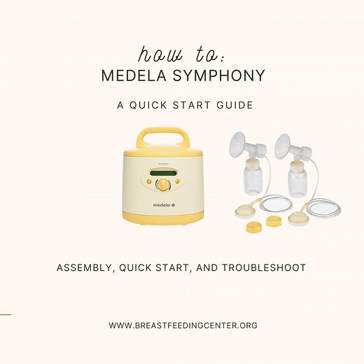 How to Use The Medela Symphony: Quick Start Guide — Breastfeeding Center for Greater Washington