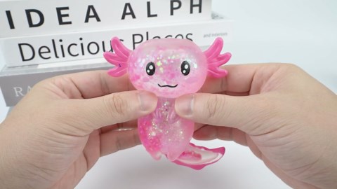Squishy Stress Glitter Blobfish Toy for Kids Adults, Sugar Balls - Syrup Molasses Thick Glue/Gel Stretch Ball - Ultra Squishy and Moldable Slow Rise Relaxing Sensory Fidget Stress Toy
