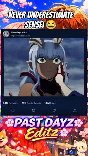 Never underestimate sensei | No longer allowed in another world #anime #animieedit #shorts