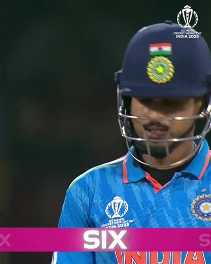 9.9M views · 10K reactions | Shreyas Iyer goes 6️⃣6️⃣6️⃣4️⃣ Incredible striking from Shreyas Iyer 勞 #CWC23 #INDvNED | ICC - International Cricket Council | Facebook
