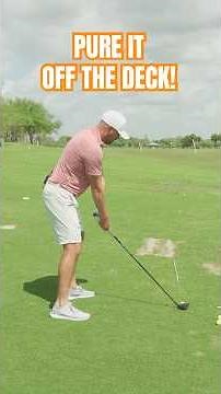 The Trick To Hitting Fairway Woods Off The Ground #shorts #golf #golfer #golfswing #ericcogorno