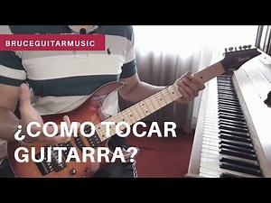 Tutorial - Cómo tocar GUITARRA ELECTRICA / lección básica guitarra eléctrica