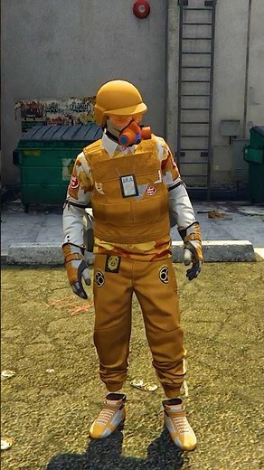 GTA 5 Orange Outfit Tutorial! #gta5outfits #gtaoutfits #gta5 #gta5shorts