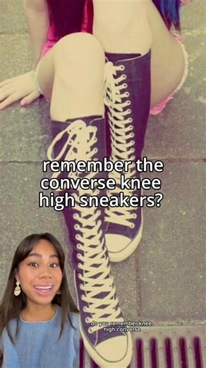 did you wear knee-high converse?