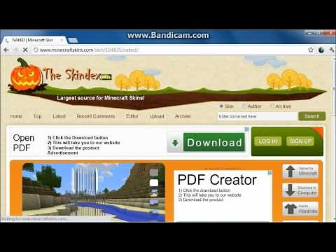 How to download/create Minecraft Skins!