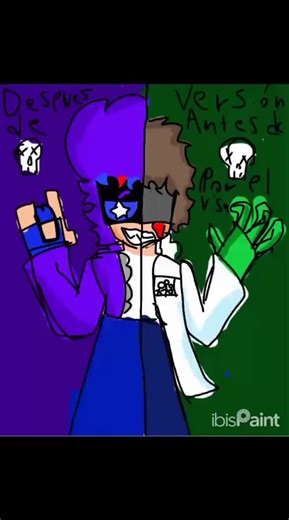 historia de fiumba mientras hago un dibujo de como fue A y se me olvido decir que después de eso lo lograron revivir con una especie de líquido morado y es por eso que tiene ese color morado mucho texto🗣🔥