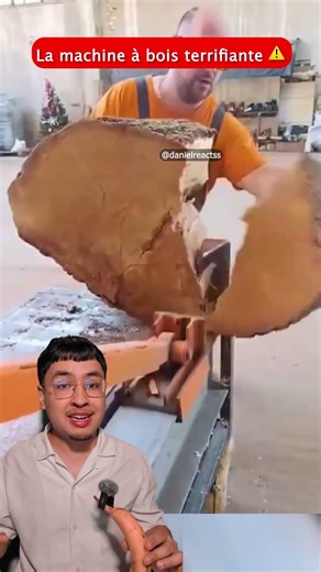 The terrifying woodworking machine ⚠️