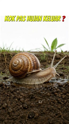 Kenapa Bekicot Keluar Setelah Hujan? 🐌🌧️ Ternyata Ini Alasannya!