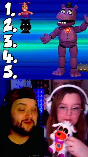 Blindly RANK these FNaF Animatronics! w/ ‪@Un_Elysian‬ #fnaf #fivenightsatfreddys #shorts