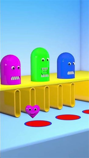 Cylinder vomiting heart💕#3danimation #animation #cartoon