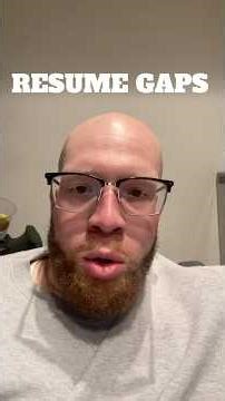 Are Employment Gaps Bad For Your Job Search? #jobsearch #jobinterview #jobapplication #careeradvice