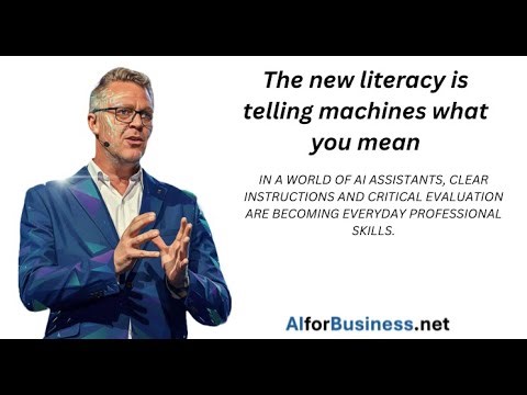 The new literacy is telling machines what you mean