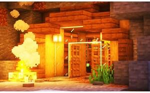 【建筑教程】带你建造一个新手向洞穴小屋！