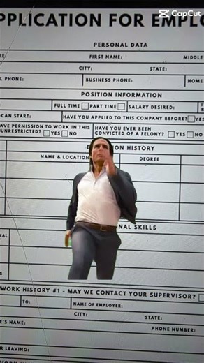 running from the job application