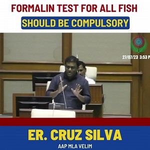 AAP's Engr. Cruz Silva called for mandatory formalin testing on all fish to ensure quality and safety! Taking a swipe at the Fisheries dept, he pointed out their focus on relying on other states for fish, rather than supporting the local fishing community to flourish. | Aam Aadmi Party Goa