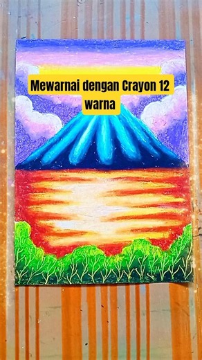 Coloring with 12-color crayons #learntocolor #art #drawing #coloringtutorial #colorgradation