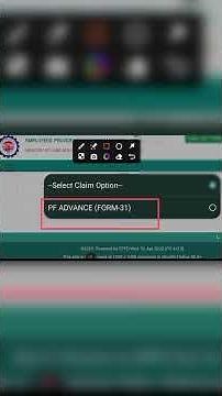 PF claim pf withdrawal form 31 advance PF withdrawal