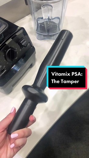 PSA: This is a tamper. We will not be taking further questions. #vitamix #tamper #fyp #fypage #myvitamix #itscorn #foodtok #tiktoktaughtme #tiktokmademebuyit
