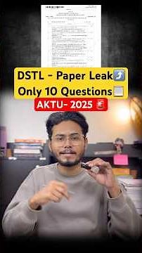 DSTL Discrete Mathematics AKTU One Shot 📘 | PYQ & Important Questions | Semester Exam 2025 📋
