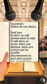 Concours d'éloquence : Le piège de la liberté #eloquence #teleprompter #confianceensoi #discours