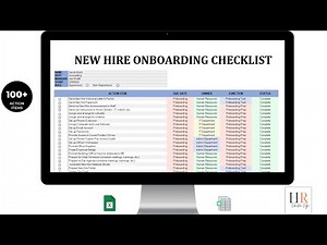New Hire Checklist 2026: Employee Onboarding Process & Orientation Guide Excel HR Spreadsheet