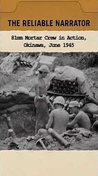 81mm Mortar Crew in Operation, Okinawa, June 1945 | #ww2 #history #pacific