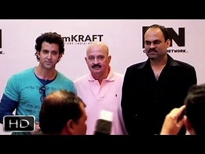 Hrithik Roshan - Rakesh Roshan At The Launch Of 'Kid Krrish'