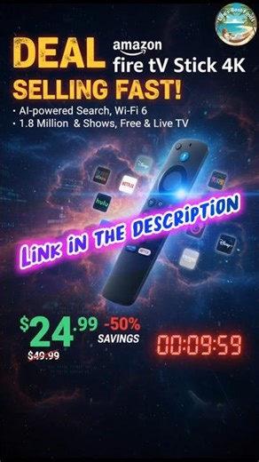 🔥 50% OFF! Turn Any TV into a Smart TV with Fire TV Stick 4K! 📺 #AmazonFinds
