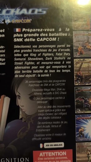 SVC CHAOS SNK Vs CAPCOM PS2 PAL 😱#snk #snkplaymore #capcom #collection #ps2