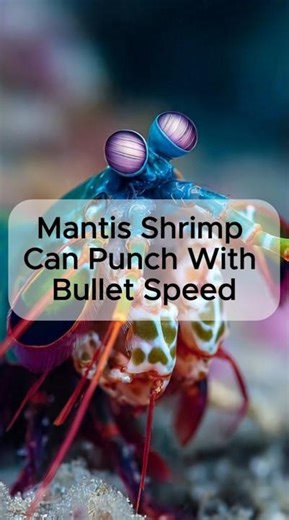 Mantis Shrimp Can Punch With Bullet Speed #astronomy #cosmicfacts #astronomyfacts
