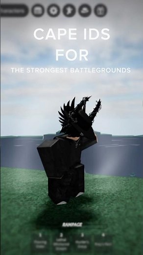 🔥 BEST CAPE IDs for TSB! | Roblox The Strongest Battlegrounds #shorts #tsb #roblox