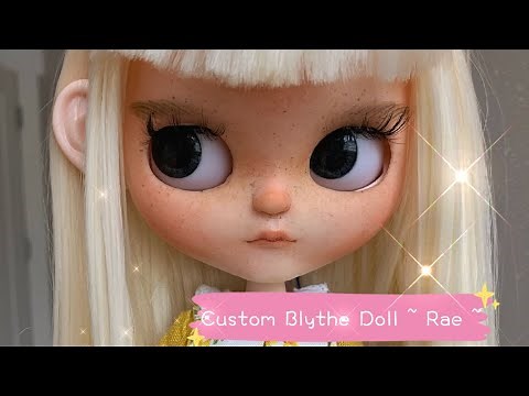 Custom Blythe Doll full process - Rae | Deco Bear