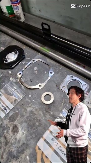 prepping the steering box for a rebuild