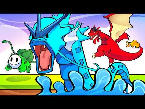 Turma do Problems Evolui de Pokémon Nível 1 até Nível 100!